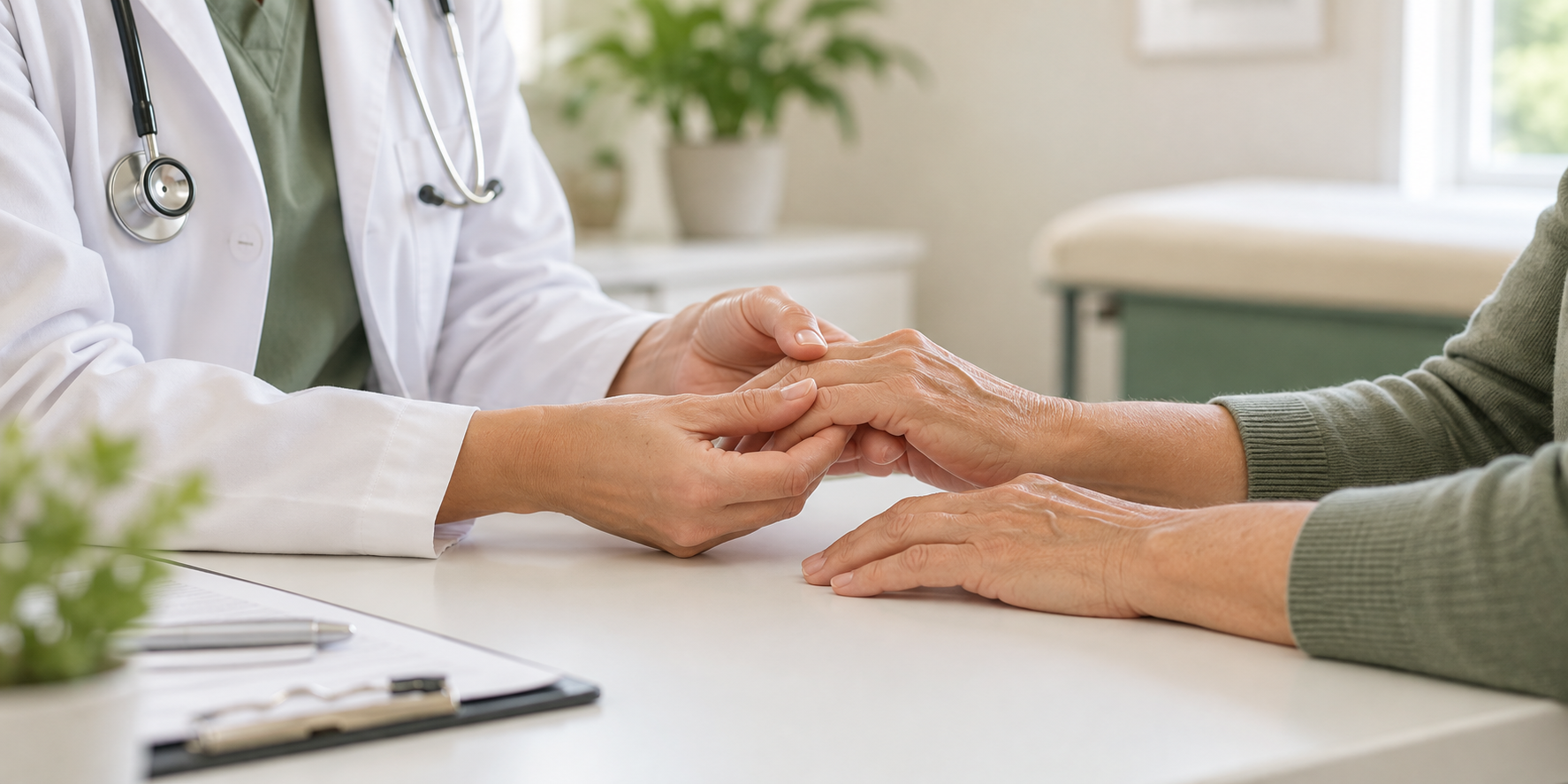 Avaliação das mãos em consulta reumatológica